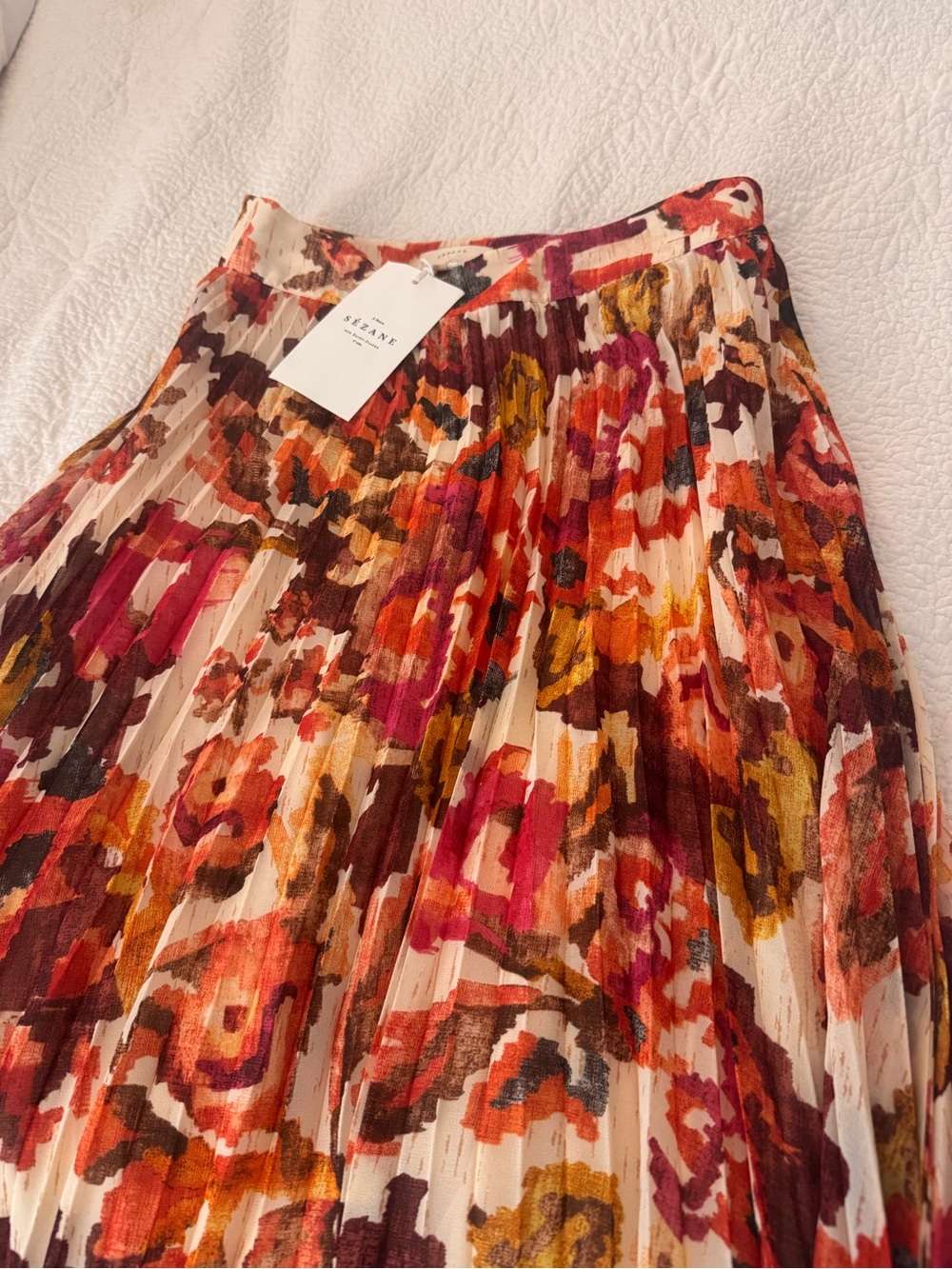 NWT Sezane Dilo Skirt Mara - Size 4 - Picture 6 of 6